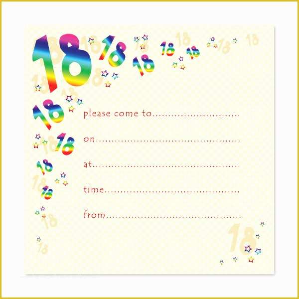 18th Birthday Party Invitation Templates Free Of 18th Birthday Quotes for Invitations Quotesgram