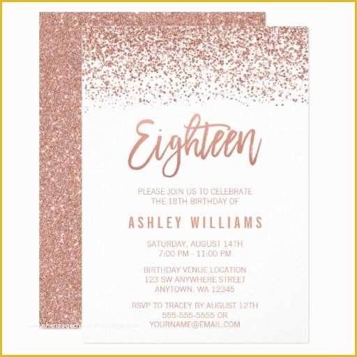 18th Birthday Party Invitation Templates Free Of 438 Best 18th Birthday Party Invitations Images On