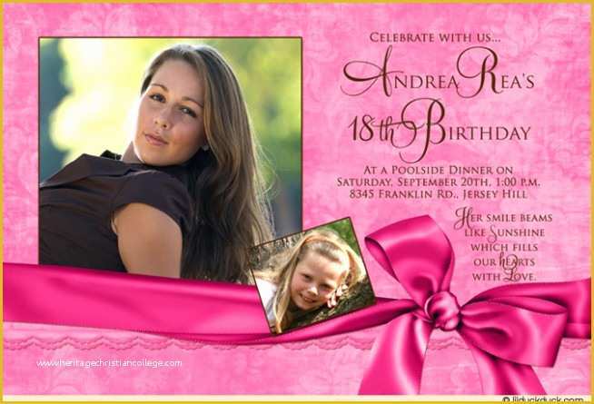 18th Birthday Party Invitation Templates Free Of Birthday Invitation Templates 18th Birthday Invitations