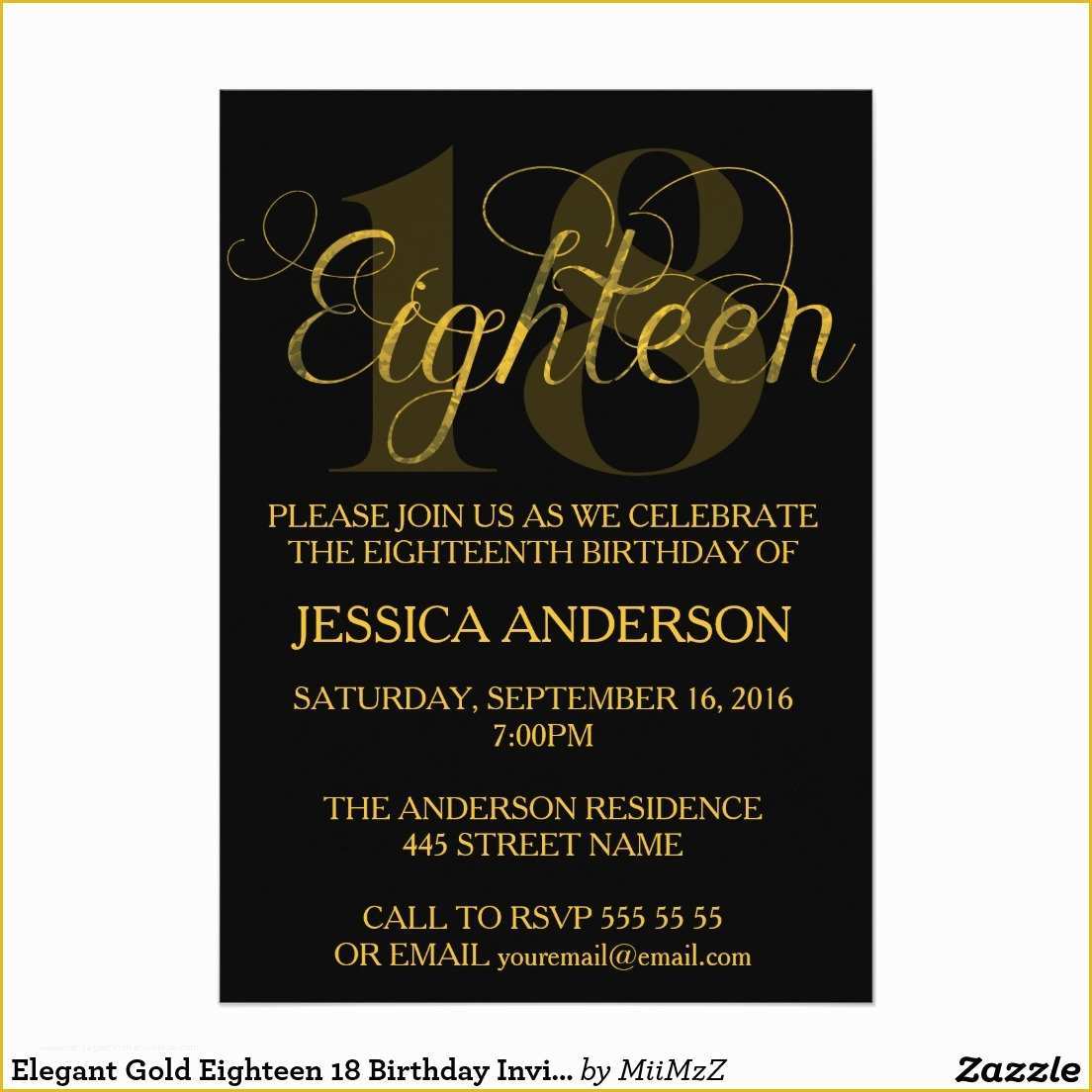 18th Birthday Party Invitation Templates Free Of Free 18th Birthday Invitations Wording – Free Printable