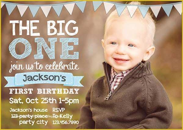 1st Birthday Invitation Template Free Download Of Birthday Card Template 11 Psd Illustrator Eps format