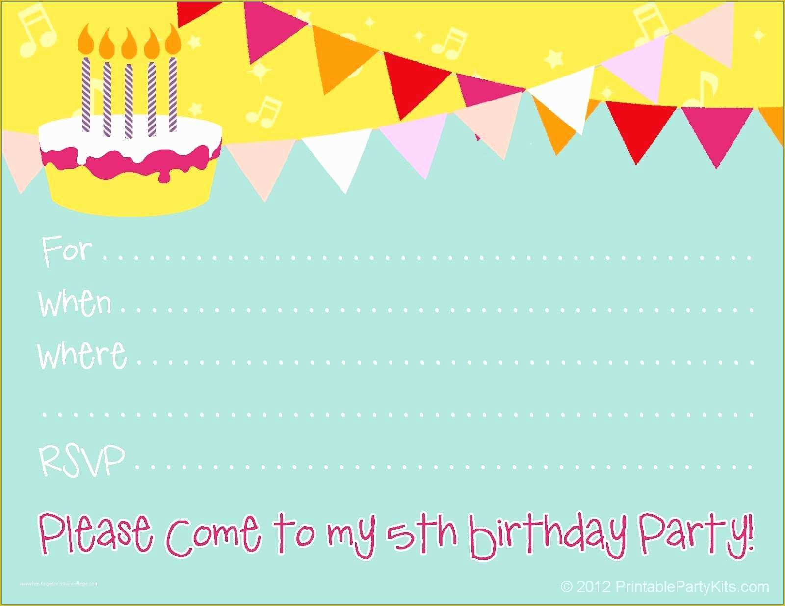 1st Birthday Invitation Template Free Download Of First Birthday Invitation Templates Free Download