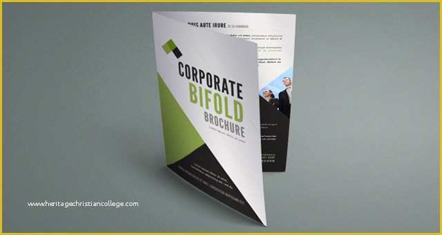 2 Fold Brochure Template Free Download Of Corporate Bi Fold Brochure Template