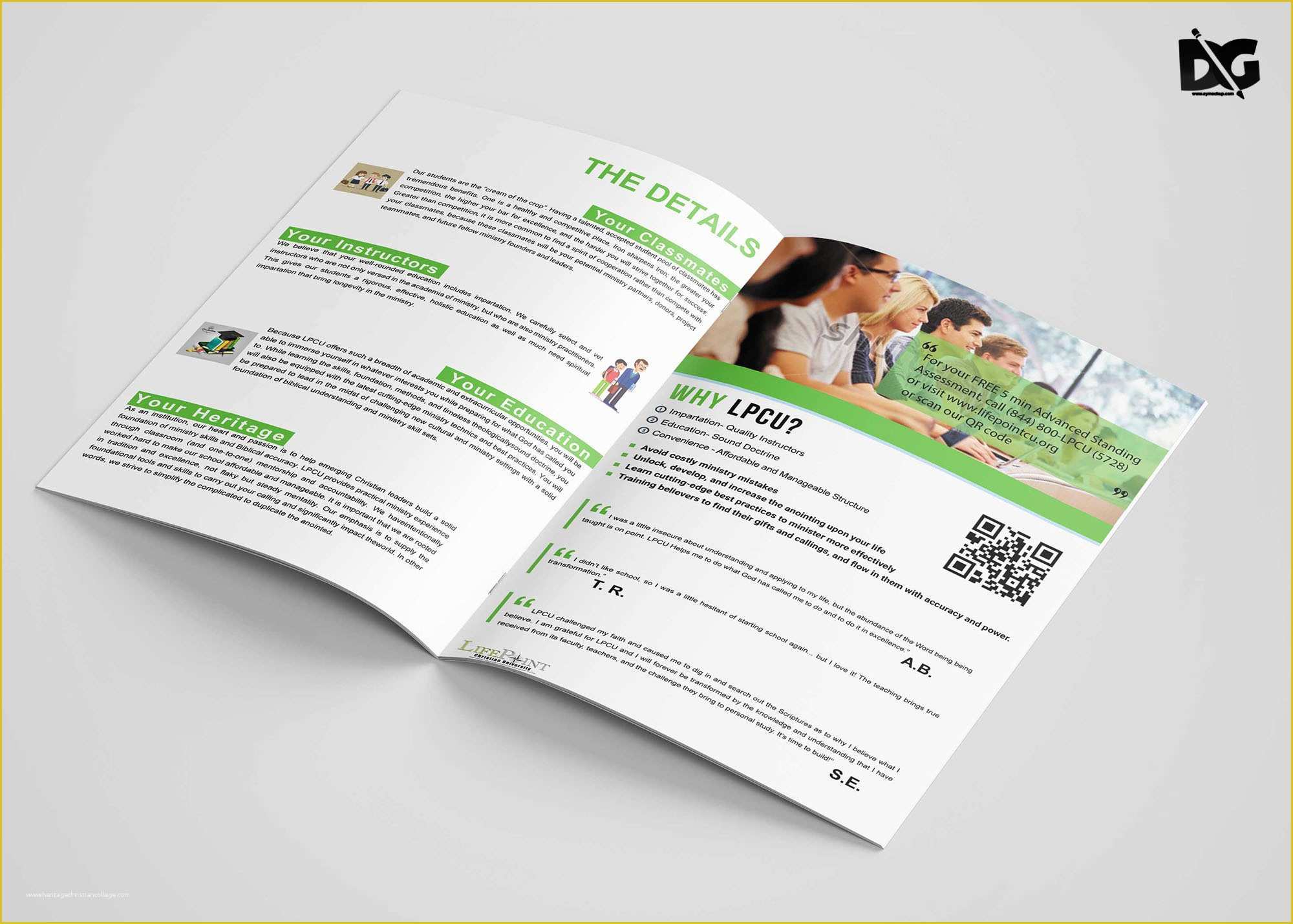 2 Fold Brochure Template Free