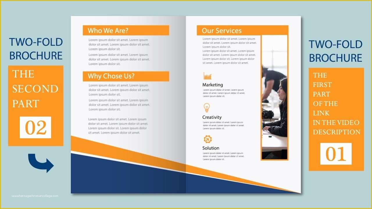 2 Fold Brochure Template Free