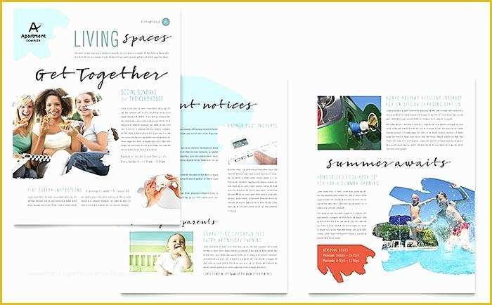 2 Page Newsletter Template Free Of Holiday Newsletter Template Free format with Regard to