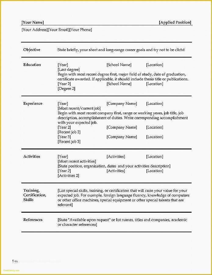 2 Page Resume Templates Free Download Of 2 Page Resume Templates Free Download Elegant Pages Resume