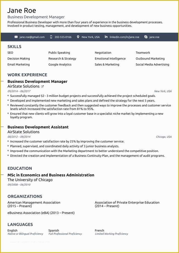 2 Page Resume Templates Free Download Of 2 Page Resume Templates Free Download Unique Resume 52 New Cv