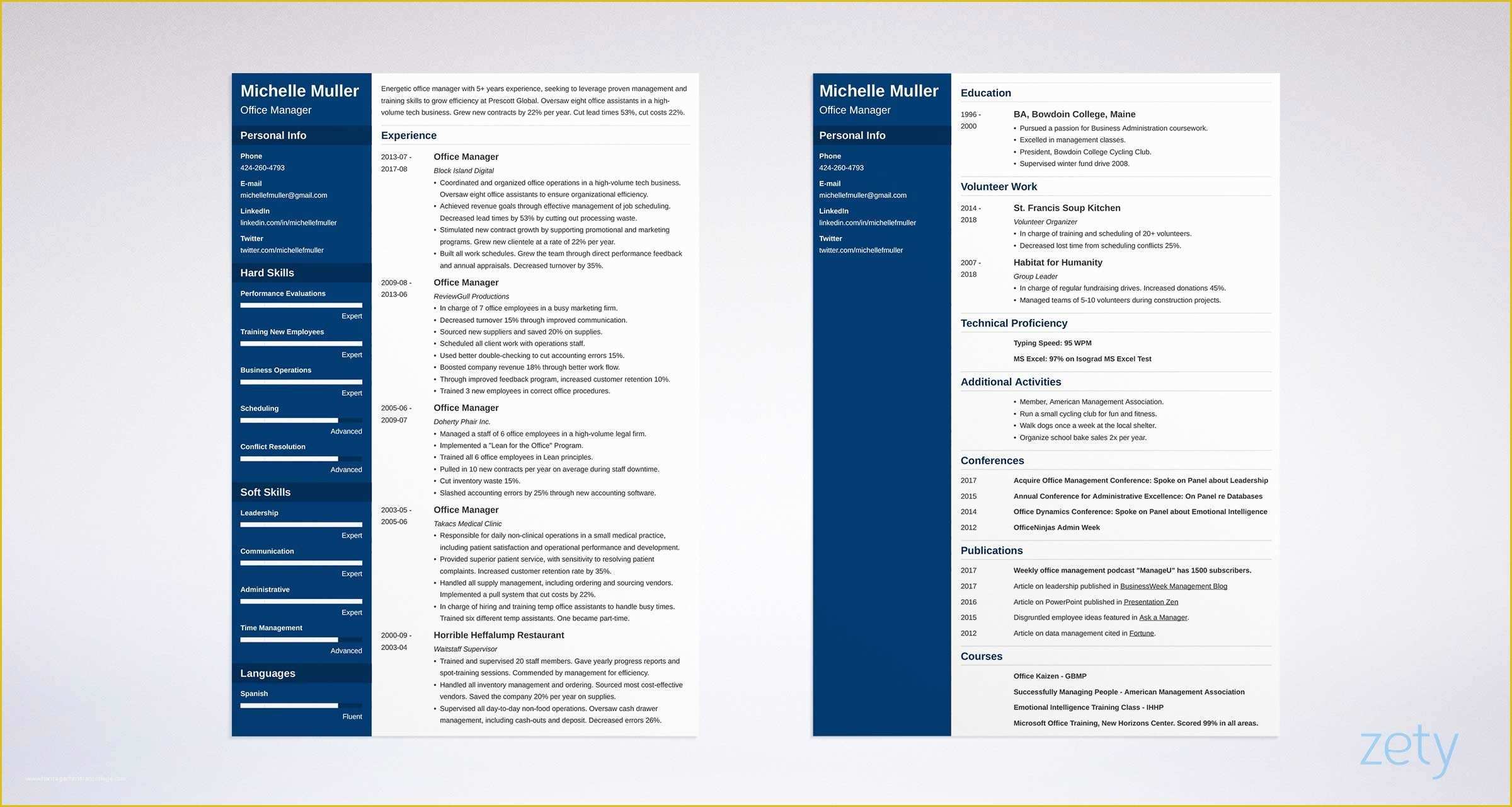 2 Page Resume Templates Free Download Of 2 Page Resume Will It Crush Your Chances format