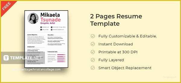 2 Page Resume Templates Free Download Of 36 Student Resume Templates Pdf Doc