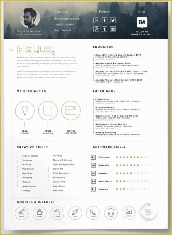 2 Page Resume Templates Free Download Of Free Self Promotion Resume Template Psd Titanui