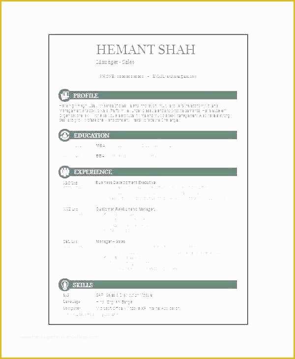 2 Page Resume Templates Free Download Of Two Page Resume Template E Word Free Responsive 2 Column