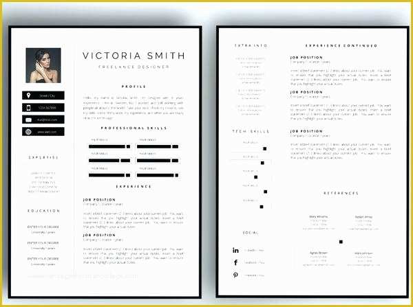 2 Page Resume Templates Free Download Of Two Page Resume Template Two Page Resume Template Two Page