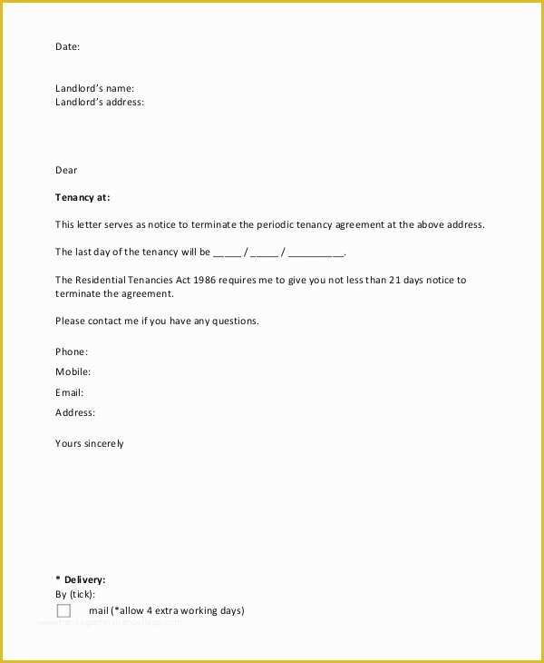 2 Week Notice Template Free Of 19 Notice Letters