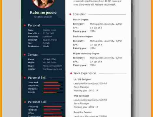 2018 Resume Templates Free Of 10 Cv format Template Pdf