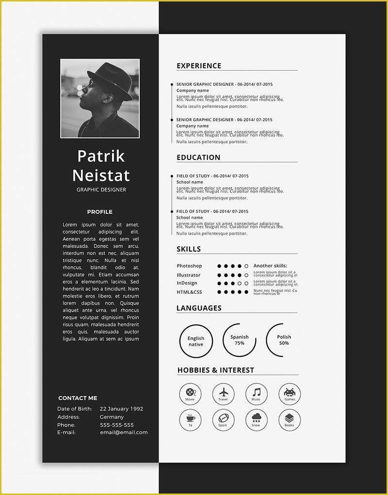 2018 Resume Templates Free Of 10 Fresh Free Resume Cv & Cover Letter Design Templates