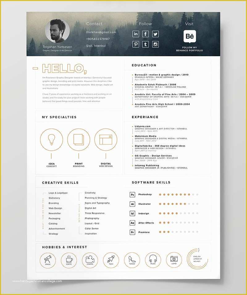 2018 Resume Templates Free Of 10 Fresh Free Resume Cv Design Templates 2018 In Word