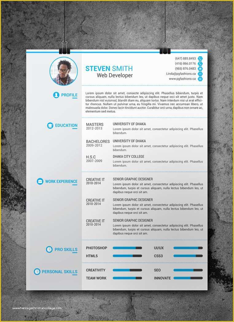 2018 Resume Templates Free Of 25 Beautiful Free Resume Templates 2018 Dovethemes