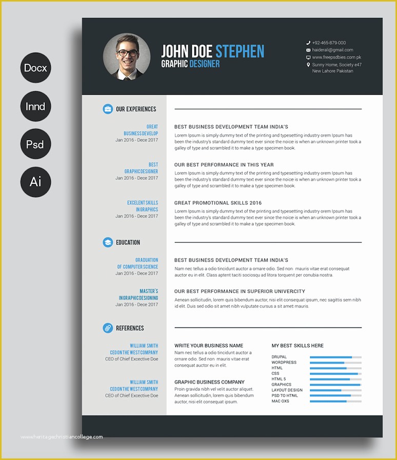 2018 Resume Templates Free Of 40 Free Printable Resume Templates 2019 to Get A Dream Job