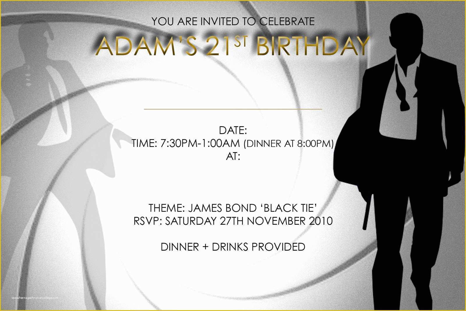 21st Birthday Invitation Templates Free Printable Of 21st Birthday Invitation Template