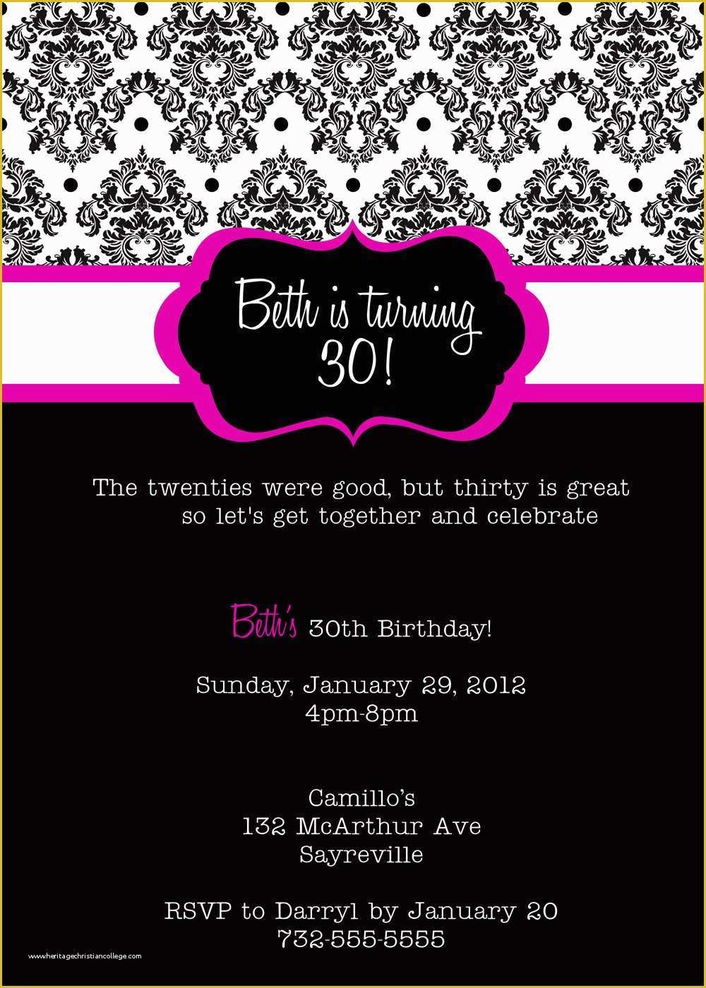 21st Birthday Invitation Templates Free Printable Of Free Printable Birthday Invitation Templates for Adults