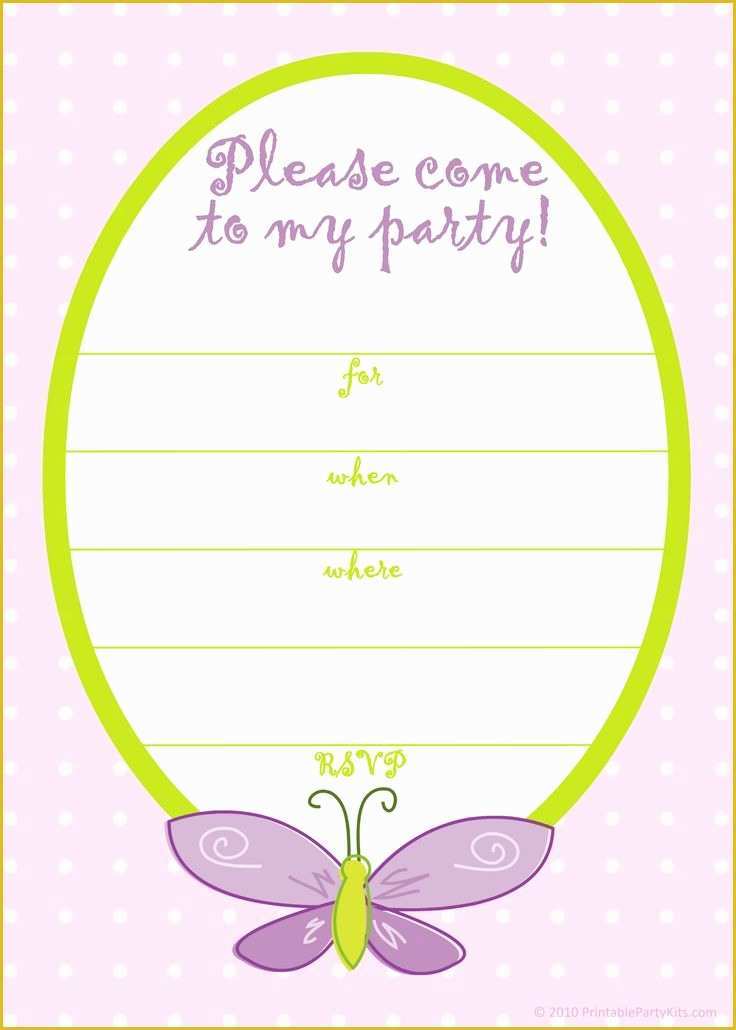 21st Birthday Invitation Templates Free Printable Of Free Printable Girls Birthday Invitations – Free Printable