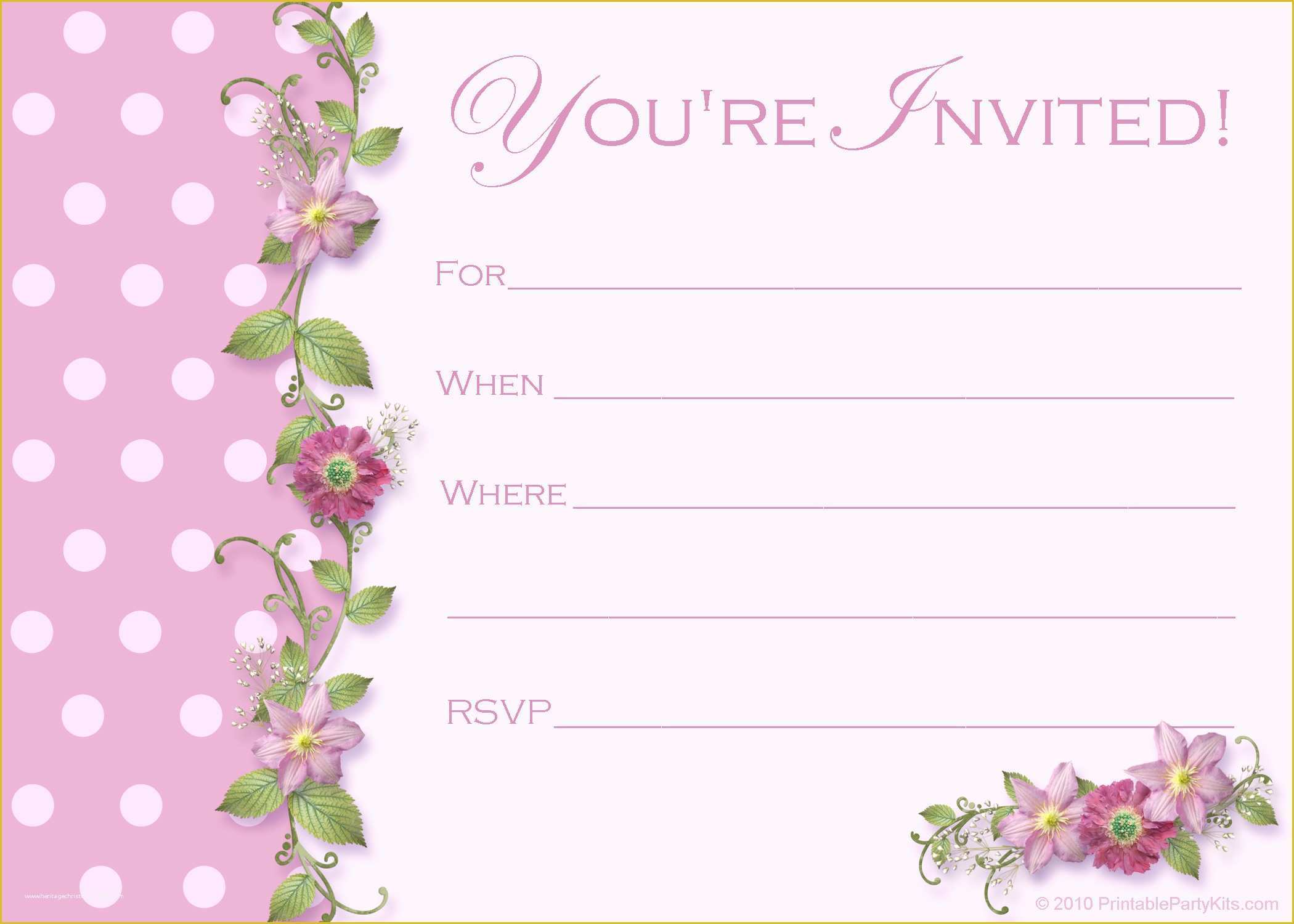 21st Birthday Invitation Templates Free Printable Of Free Sweet 16 Birthday Invitations – Free Printable