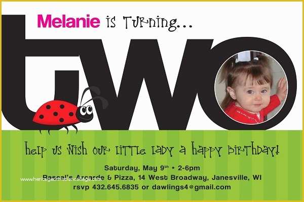 2nd Birthday Invitations Templates Free Of 2nd Birthday Party Invitation Wording