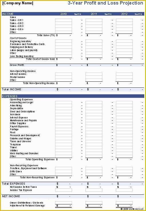 3 Month Profit and Loss Statement Template Free Of 12 Month Profit and Loss Template Templates Resume