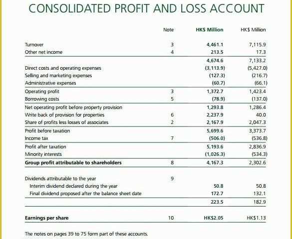 3 Month Profit and Loss Statement Template Free Of 3 Year Profit and Loss Template