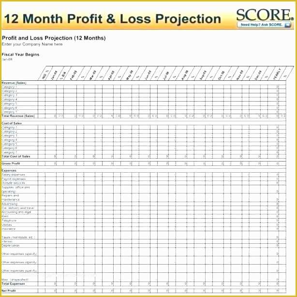 3 Month Profit and Loss Statement Template Free Of Monthly Profit and Loss Statement Template Excel Example