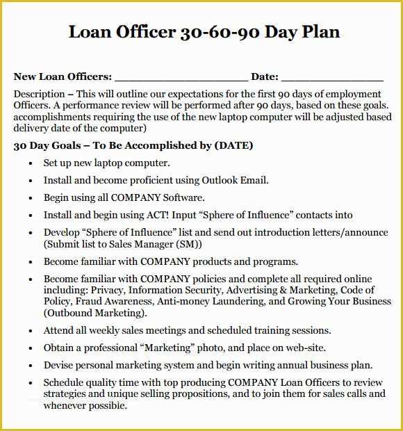 30 60 90 Day Sales Plan Template Free Sample Of 14 Sample 30 60 90 Day Plan Templates Word Pdf