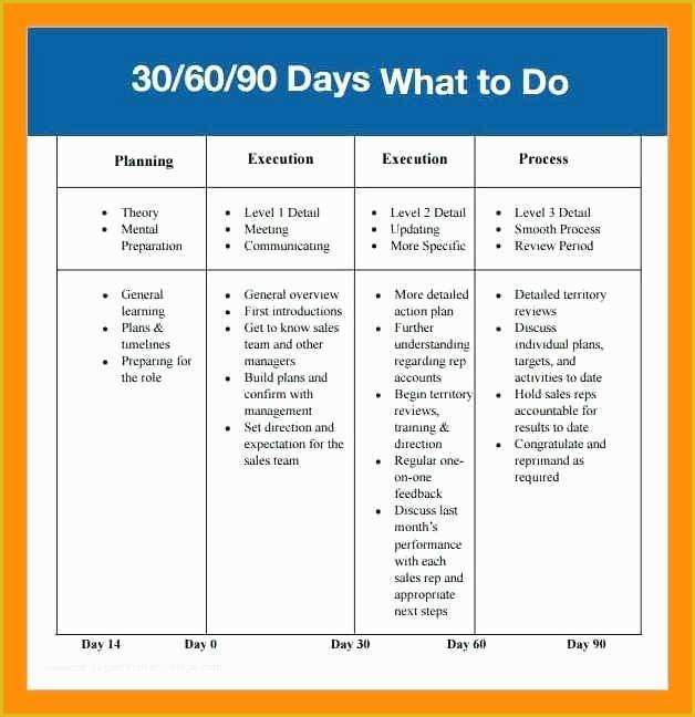 30 60 90 Day Sales Plan Template Free Sample Of 15 30 60 90 Day Sales Plan Template Free Sample