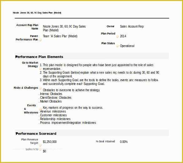 30 60 90 Day Sales Plan Template Free Sample Of 21 30 60 90 Day Action Plan Template Free Pdf Word