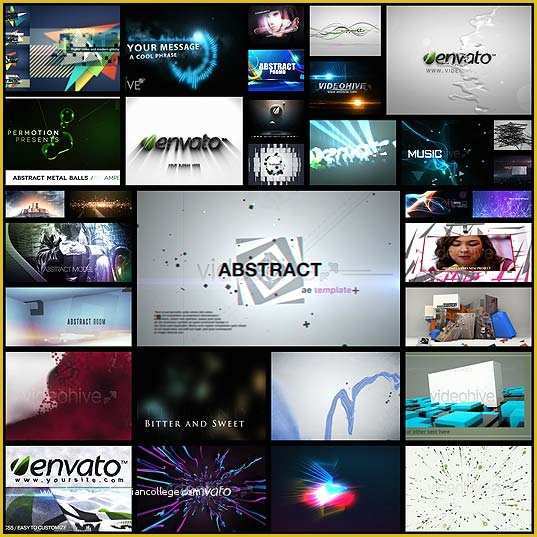 33 Free after Effects Templates Of そのままショーリールに使えそうなhqでアブストラクトなafter Effectsテンプレート33 ｜ いぬらぼ