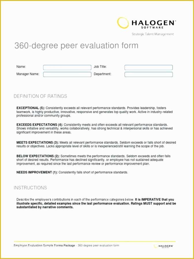 360 Degree Performance Appraisal Template Free Of 360 Performance Evaluation Template – Btcromaniafo