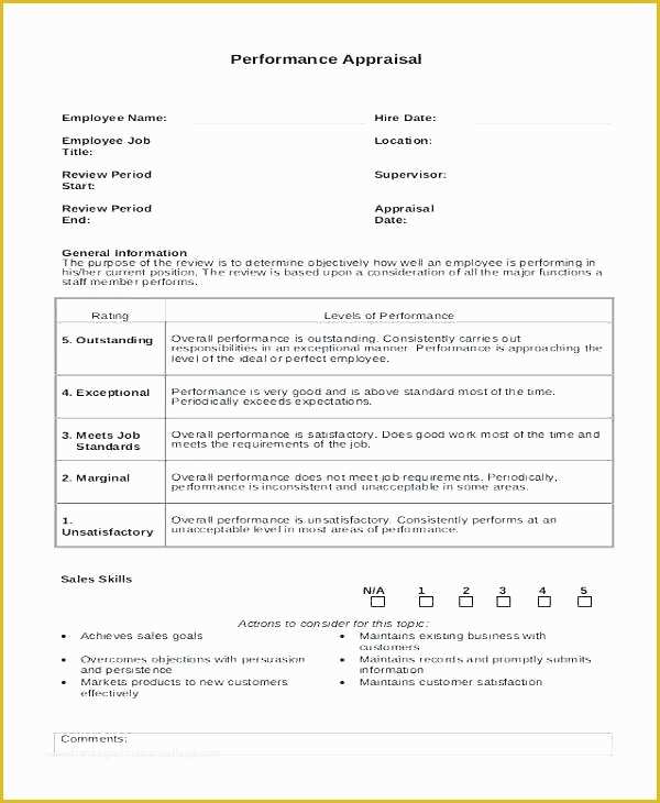 360 Degree Performance Appraisal Template Free Of 360 Performance Evaluation Template Employee Self Review