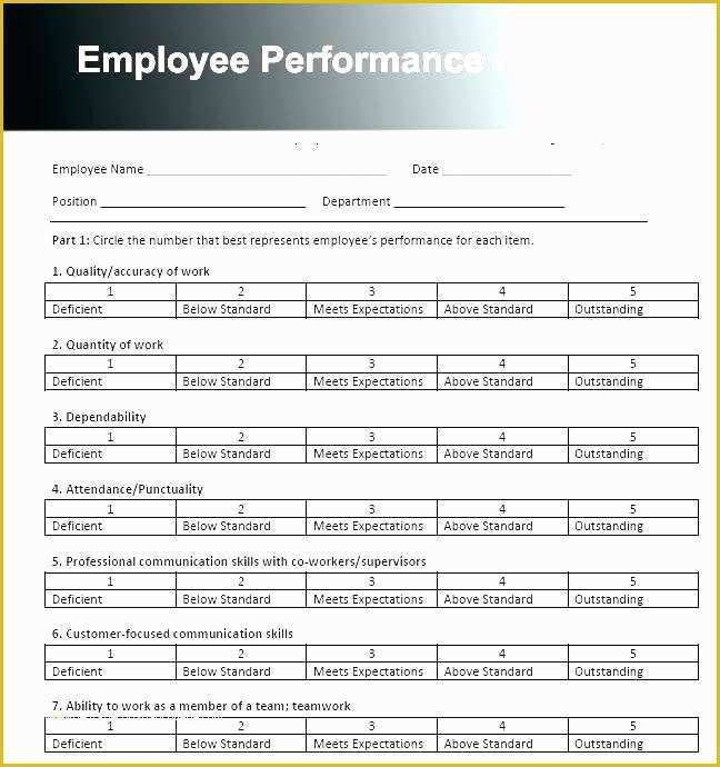 360 Degree Performance Appraisal Template Free Of Degree Performance Appraisal format 360 Evaluation form