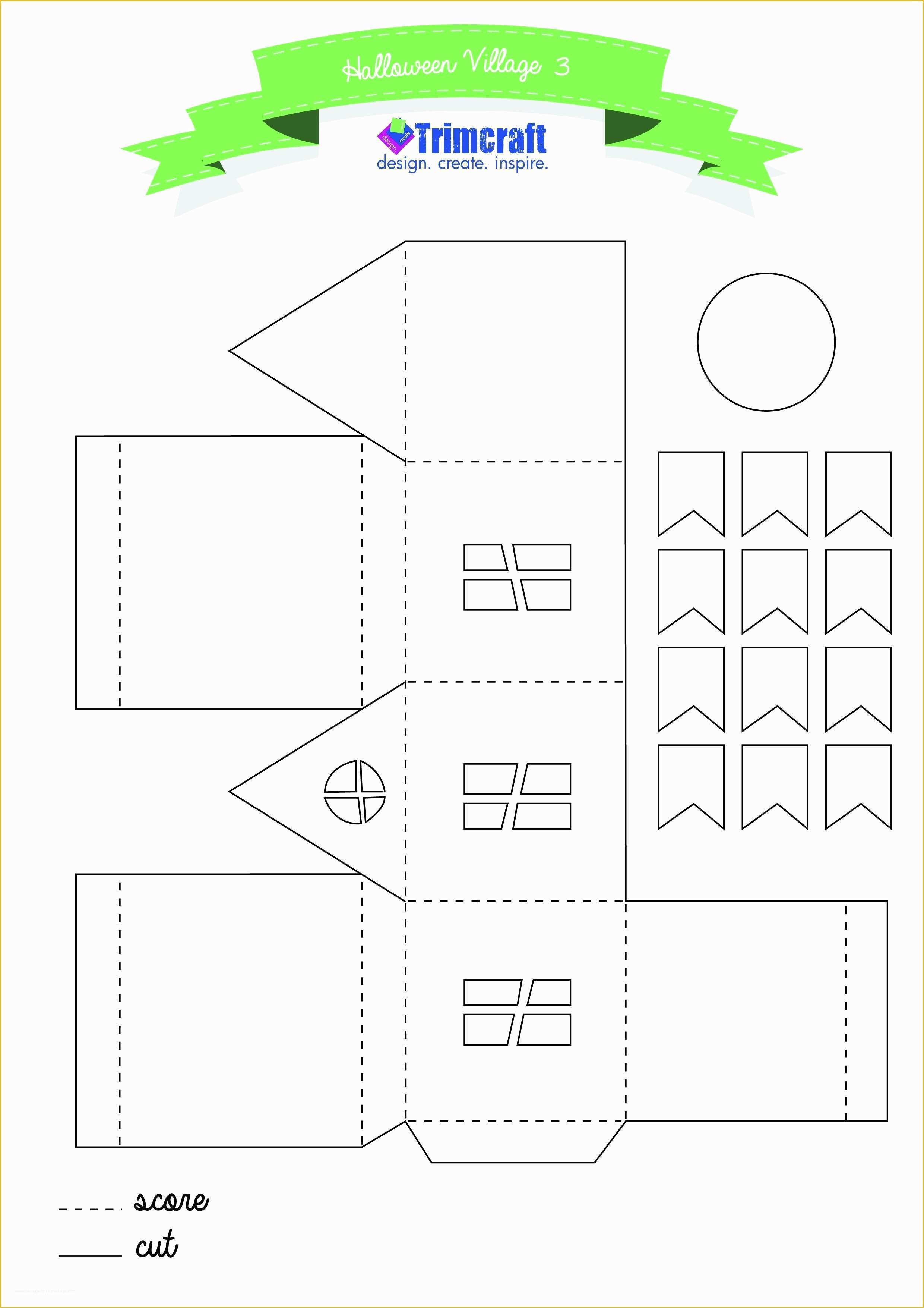 3d Print Templates Free Of 3d Haunted House Template