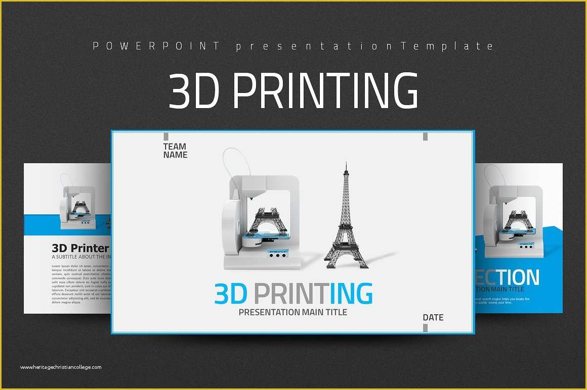 3d Print Templates Free Of 3d Printing Other Presentation software Templates