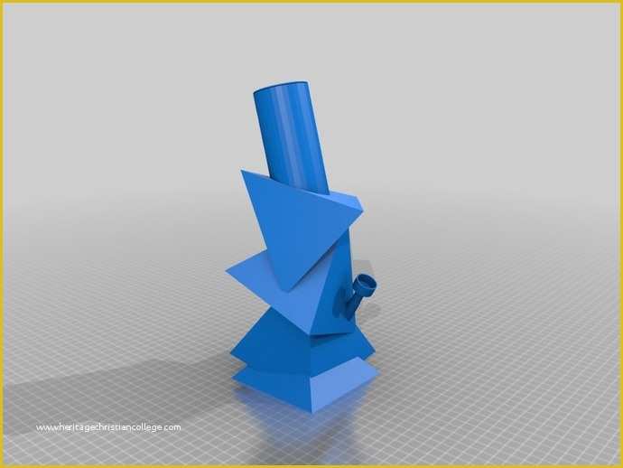 3d Print Templates Free Of Download This Bong 3d Printer Templates for Ting Your