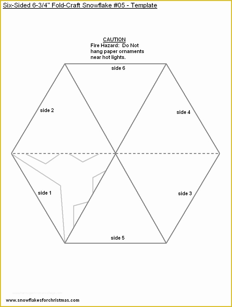 3d Print Templates Free Of Free Printable Snowflake Fold Crafts