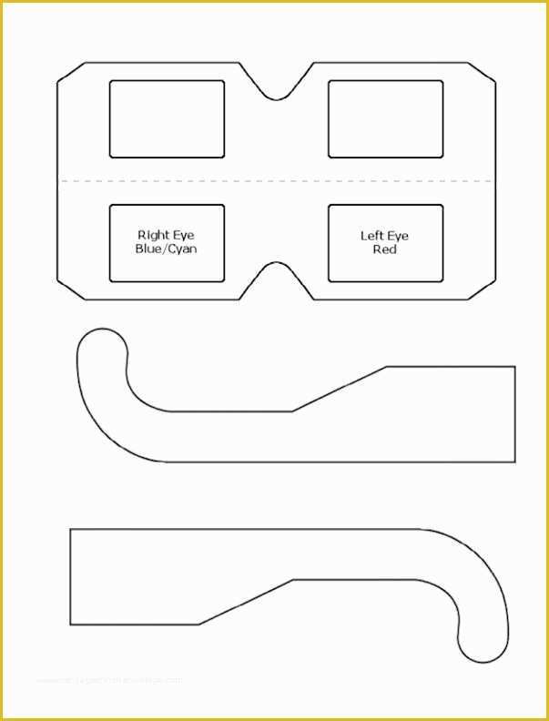 3d Print Templates Free Of How to Make Your Own 3d Glasses