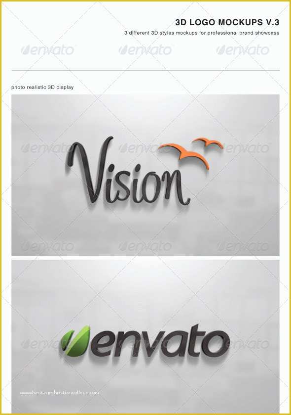 3d Wall Logo Mockup Template Free Of 24 Best Psd Logo Mock Up Templates