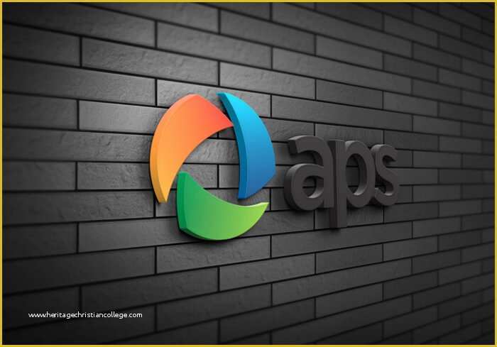 3d Wall Logo Mockup Template Free Of 3d Wall Logo Mockup