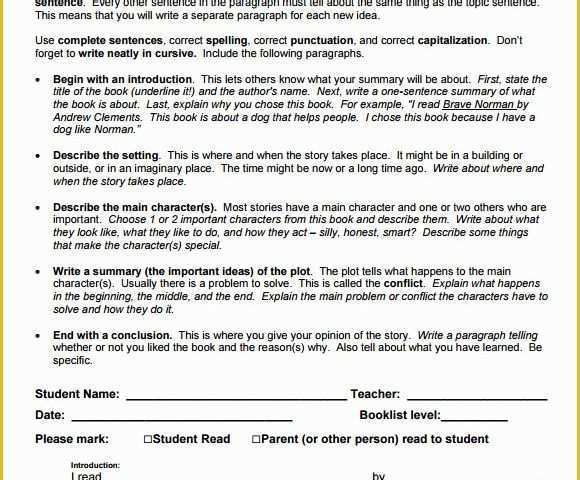 3rd Grade Book Report Template Free Of 10 Book Report Templates – Free Samples Examples