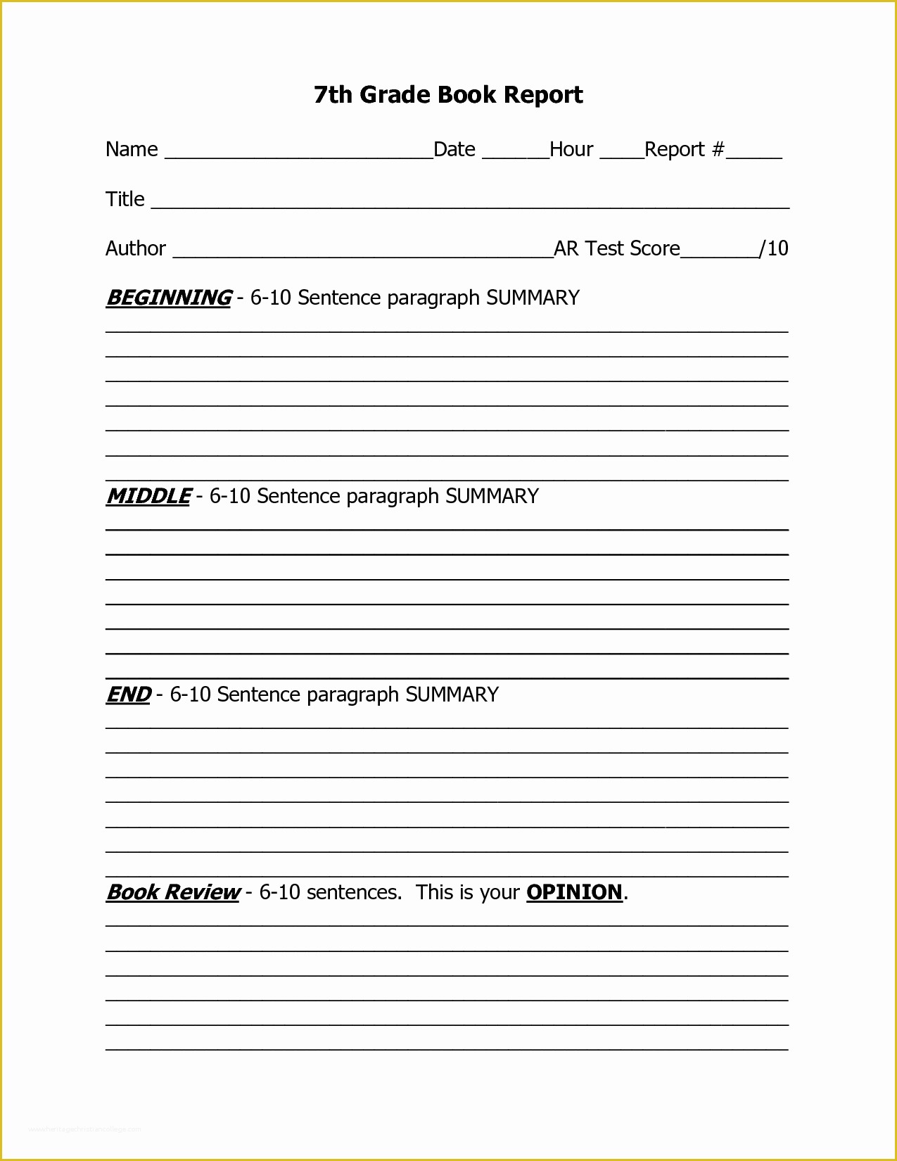 3rd Grade Book Report Template Free Of 14 Best Of Current events Report Worksheet Call