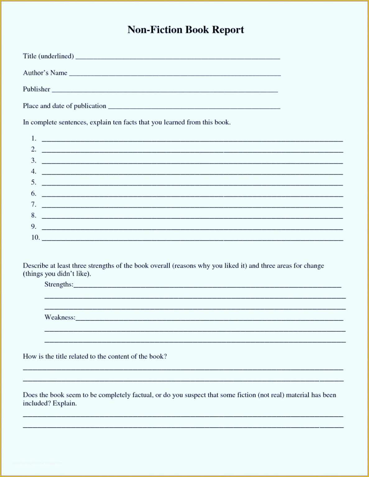 3rd Grade Book Report Template Free Of Book Reports for 3rd Grade Free Download 1st 2nd 4th 5th