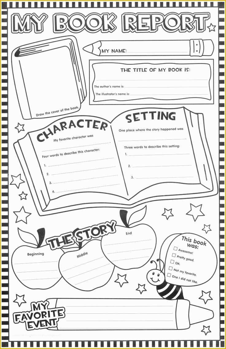 book report outline 3rd grade