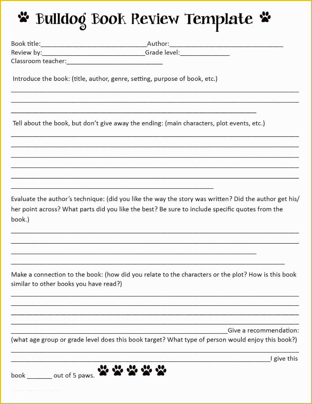 3rd Grade Book Report Template Free Of Report Third Grade Book formsrd Template Free Printable